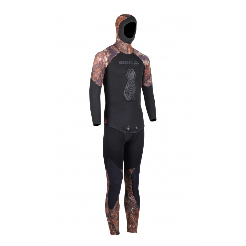 ATLANT BROWN- PRO LONG JOHN 5 MM - OPEN CELL | NYLON | Echipament Spearfishing | Costume neopren